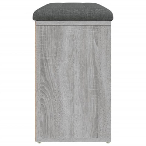 ŁAWKA NA BUTY SZARY DĄB SONOMA 82X32X50CM