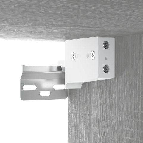 SZAFKA ŁAZIENKOWA Z LUSTREM SZARY DĄB SONOMA 64X20X67CM