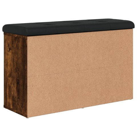 ŁAWKA NA BUTY PRZYDYMIONY DĄB 82X32X50CM