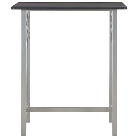 3-CZĘŚCIOWY ZESTAW MEBLI BAROWYCH DREWNO I STAL CZARNY