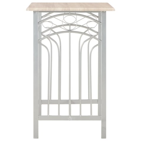 3-CZĘŚCIOWY ZESTAW MEBLI BAROWYCH DREWNO I STAL