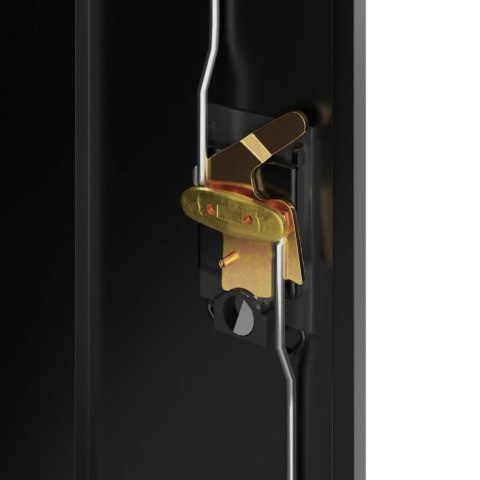 SZAFKA NA DOKUMENTY CZARNA 90X40X90CM STALOWA