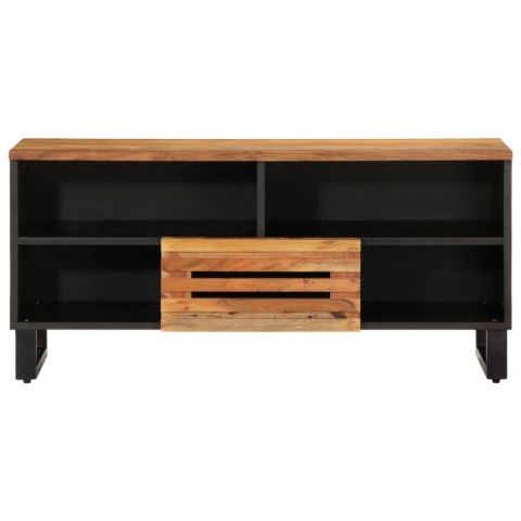 SZAFKA POD TELEWIZOR 100X34X46CM LITE DREWNO AKACJOWE