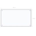 PANEL OCHRONNY DO KUCHNI PRZEZROCZYSTY 90X50CM SZKŁO