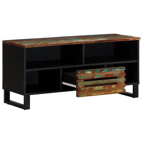 SZAFKA POD TELEWIZOR 100X34X46CM LITE DREWNO AKACJOWE