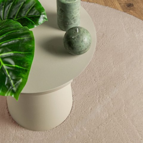 DYWAN HUARTE Z KRÓTKIM WŁOSIEM PIASKOWY Ø 200CM