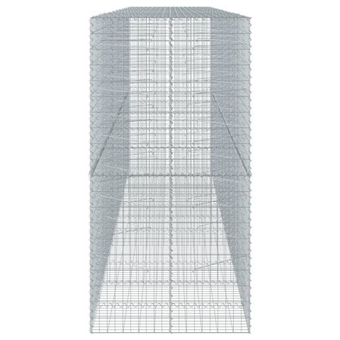 KOSZ GABIONOWY Z POKRYWĄ 550X100X200CM GALWANIZOWANE ŻELAZO