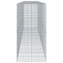 KOSZ GABIONOWY Z POKRYWĄ 650X100X200CM GALWANIZOWANE ŻELAZO