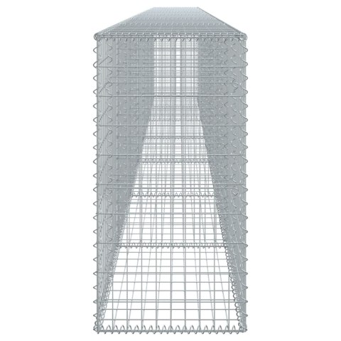 KOSZ GABIONOWY Z POKRYWĄ 700X50X100CM GALWANIZOWANE ŻELAZO
