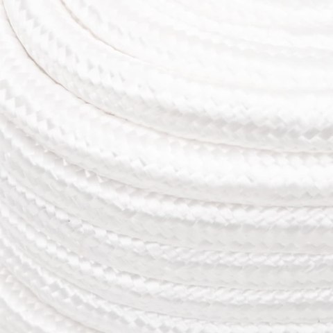 LINKA ŻEGLARSKA BIAŁA JEDNOLITA 20MM 50M POLIPROPYLEN