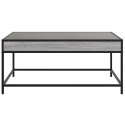 STOLIK KAWOWY Z LED INFINITY SZARY DĄB SONOMA 90X50X41CM
