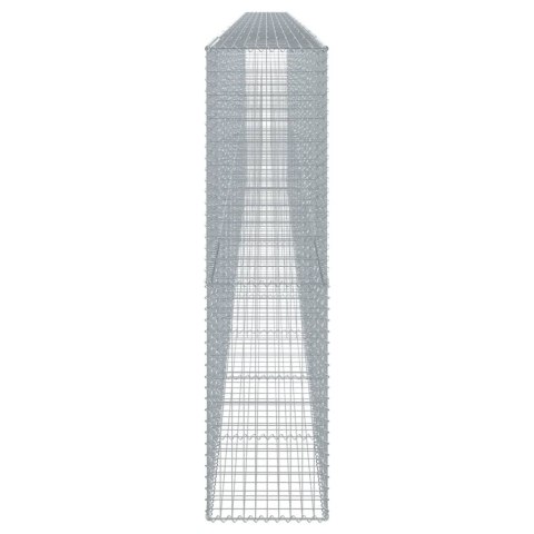 KOSZ GABIONOWY Z POKRYWĄ 1000X50X200CM GALWANIZOWANE ŻELAZO