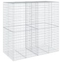 KOSZ GABIONOWY Z POKRYWĄ 200X100X200CM GALWANIZOWANE ŻELAZO
