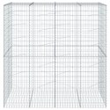 KOSZ GABIONOWY Z POKRYWĄ 200X100X200CM GALWANIZOWANE ŻELAZO