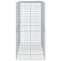 KOSZ GABIONOWY Z POKRYWĄ 200X100X200CM GALWANIZOWANE ŻELAZO