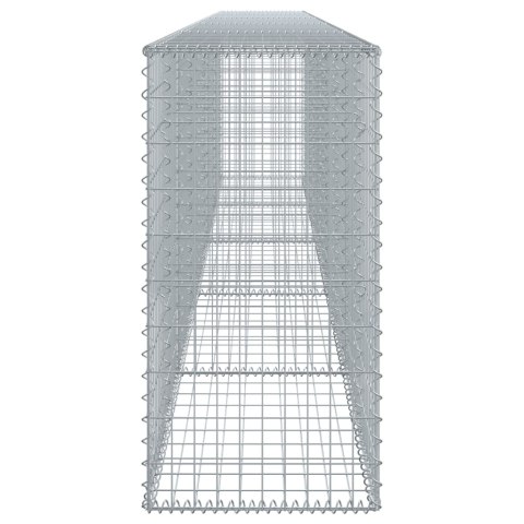 KOSZ GABIONOWY Z POKRYWĄ 500X50X100CM GALWANIZOWANE ŻELAZO