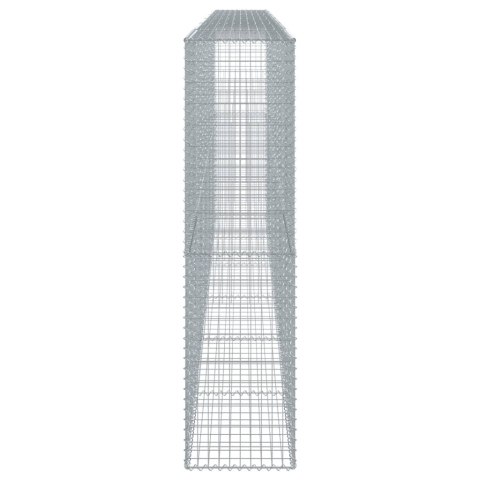 KOSZ GABIONOWY Z POKRYWĄ 600X50X200CM GALWANIZOWANE ŻELAZO