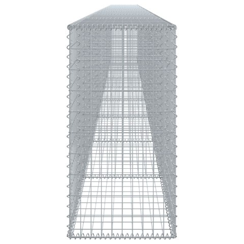 KOSZ GABIONOWY Z POKRYWĄ 900X50X100CM GALWANIZOWANE ŻELAZO