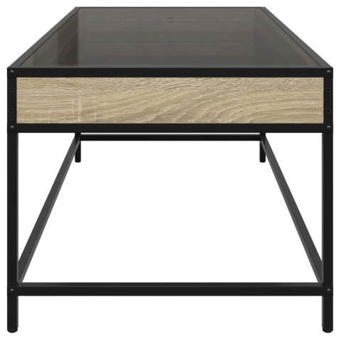STOLIK KAWOWY Z LED INFINITY DĄB SONOMA 90X50X41CM
