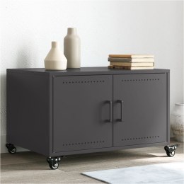 STOLIK KAWOWY CZARNY 68X50X43,5CM STAL WALCOWANA NA ZIMNO