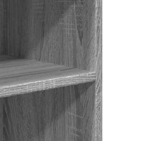 STOLIK BOCZNY NA KÓŁKACH SZARY DĄB SONOMA 55X60X78CM