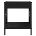 STOLIK KAWOWY Z LED INFINITY CZARNY 40X40X49CM