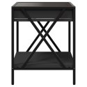 STOLIK KAWOWY Z LED INFINITY CZARNY 40X40X49CM