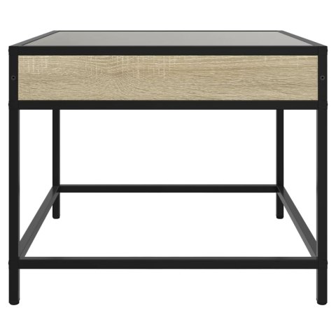 STOLIK KAWOWY Z LED INFINITY DĄB SONOMA 50X50X41CM