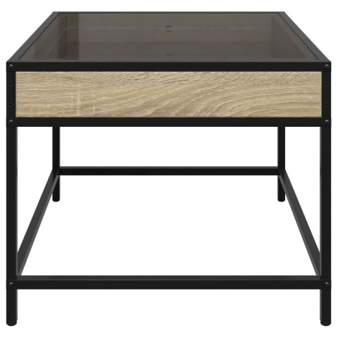 STOLIK KAWOWY Z LED INFINITY DĄB SONOMA 50X50X41CM
