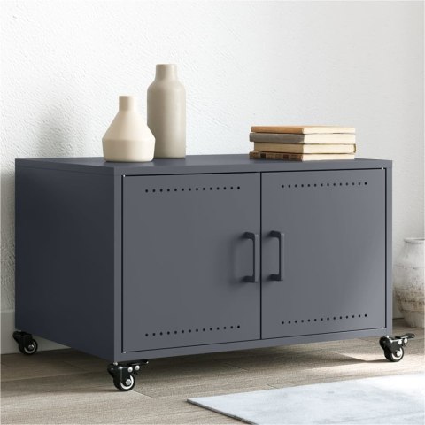 STOLIK KAWOWY ANTRACYT 68X50X43,5CM STAL WALCOWANA NA ZIMNO