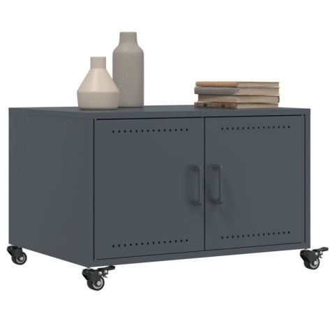 STOLIK KAWOWY ANTRACYT 68X50X43,5CM STAL WALCOWANA NA ZIMNO