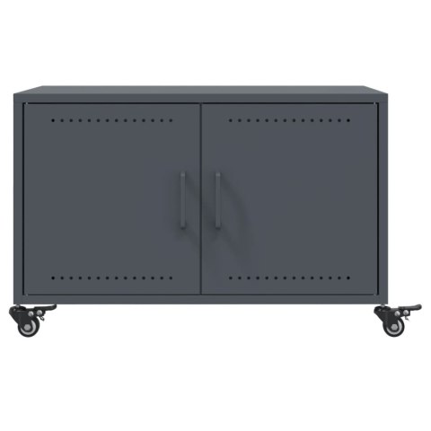 STOLIK KAWOWY ANTRACYT 68X50X43,5CM STAL WALCOWANA NA ZIMNO