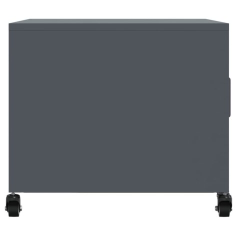 STOLIK KAWOWY ANTRACYT 68X50X43,5CM STAL WALCOWANA NA ZIMNO