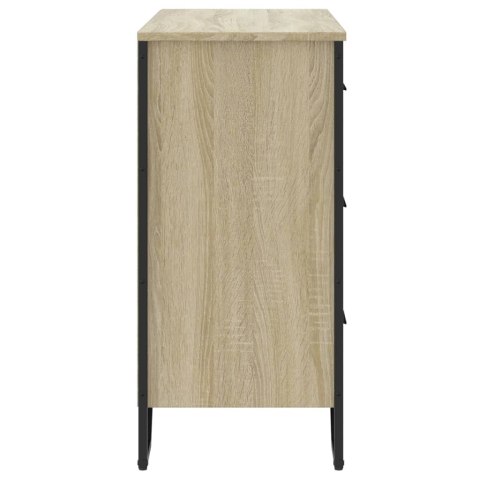 KOMODA DĄB SONOMA 91X35,5X74,5CM