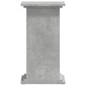 STOJAK NA ROŚLINY SZAROŚĆ BETONU 33X33X60CM