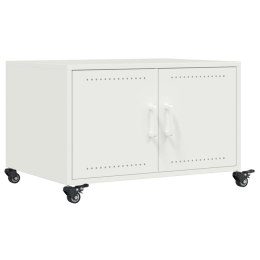 STOLIK KAWOWY BIAŁY 68X50X43,5CM STAL WALCOWANA NA ZIMNO