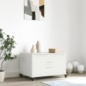 STOLIK KAWOWY BIAŁY 68X50X43,5CM STAL WALCOWANA NA ZIMNO