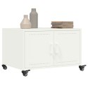STOLIK KAWOWY BIAŁY 68X50X43,5CM STAL WALCOWANA NA ZIMNO
