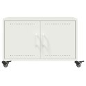 STOLIK KAWOWY BIAŁY 68X50X43,5CM STAL WALCOWANA NA ZIMNO