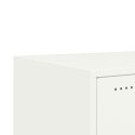 STOLIK KAWOWY BIAŁY 68X50X43,5CM STAL WALCOWANA NA ZIMNO