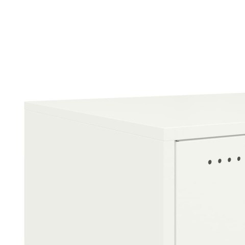 STOLIK KAWOWY BIAŁY 68X50X43,5CM STAL WALCOWANA NA ZIMNO