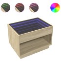 STOLIK KAWOWY Z LED INFINITY DĄB SONOMA 70X50X50CM