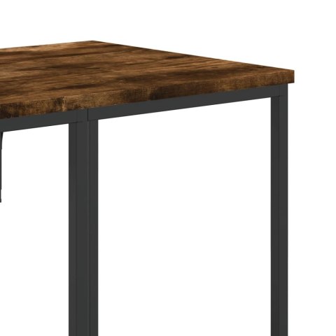 WIESZAK NA UBRANIA Z PÓŁKAMI PRZYDYMIONY DĄB