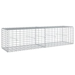 KOSZ GABIONOWY Z POKRYWĄ 200X50X50CM GALWANIZOWANE ŻELAZO