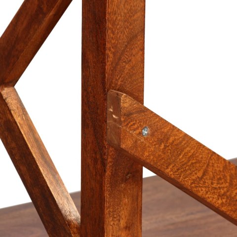 REGAŁ DREWNO AKACJOWE W MIODOWYM KOLORZE 60X30X160CM