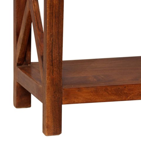 REGAŁ DREWNO AKACJOWE W MIODOWYM KOLORZE 60X30X160CM