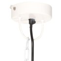 INDUSTRIALNA LAMPA WISZĄCA 25 W BIAŁA OKRĄGŁA 31CM E27