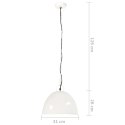 INDUSTRIALNA LAMPA WISZĄCA 25 W BIAŁA OKRĄGŁA 31CM E27