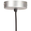 INDUSTRIALNA LAMPA WISZĄCA 25 W SREBRNA OKRĄGŁA 19CM E27