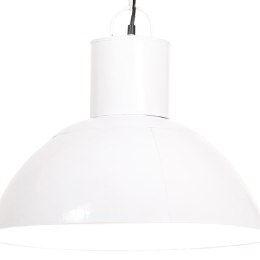 LAMPA WISZĄCA 25 W BIAŁA OKRĄGŁA 48CM E27